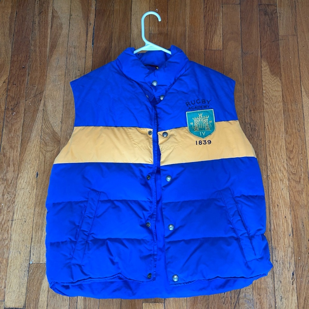 Ralph Lauren Rugby Academy iv 1839 Puffer vest Sz medium